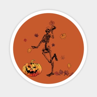 Frolicking Skelly Magnet